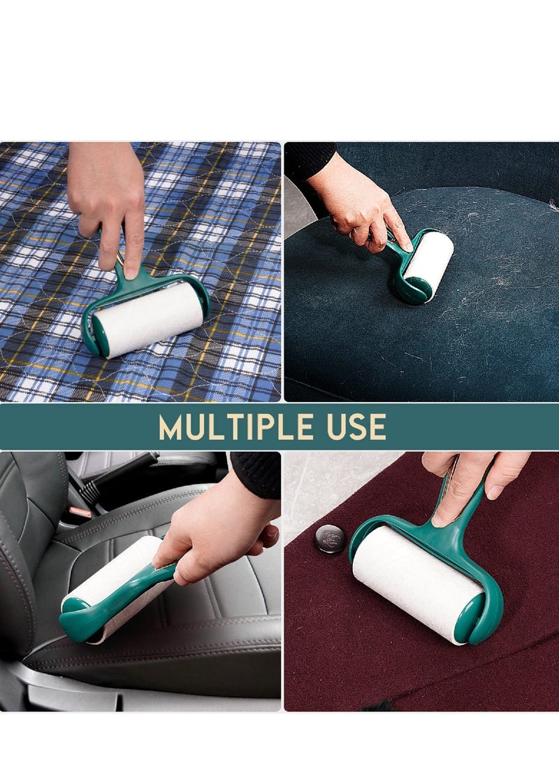 NIBEMINENT Lint Roller for Pet Hair Remover, Cat and Dog Fur Cleaning Supplies Couch, Clothes Carpet, Car Seats (5 Refills 1 Handle) - Image 3