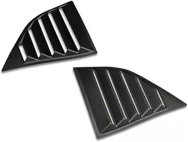 QASULER Car Rear Louver Window Cover Trim for Dodge Challenger
