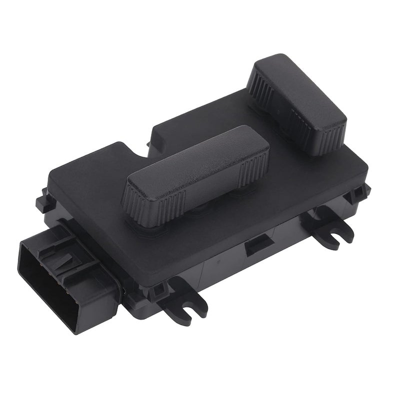 Obaee Power Seat Switch Adjust Recliner Control Driver side Left 8 Way Compatible with Chevy Chevrolet Silverado Avalanche Suburban Tahoe 19992007 GMC Sierra Yukon Cadillac Escalade Replaces 12450166