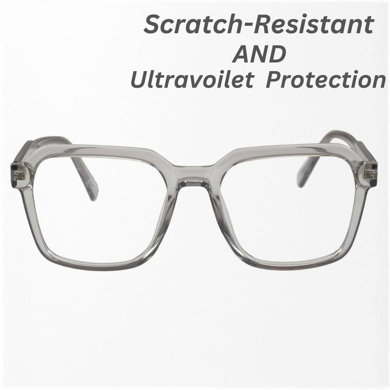 RedEx Trendy Full Rim Oversized Eye Glasses For unisex - Image 3