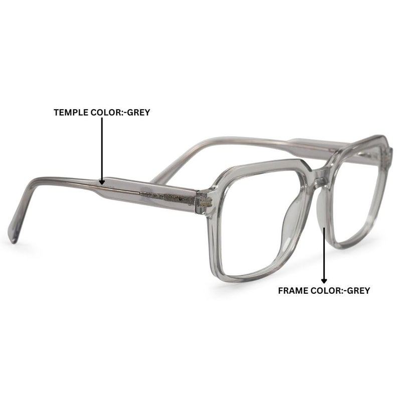 RedEx Trendy Full Rim Oversized Eye Glasses For unisex - Image 4