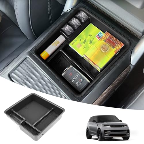 EVGoXMods Center Console Organizer Compatible with Land Rover Range Rover Sport/Vogue 2025 2024 2023 (ONLY for No Refrigerator Version), Armrest Storage Box Insert Tray Interior Accessories - Image 1