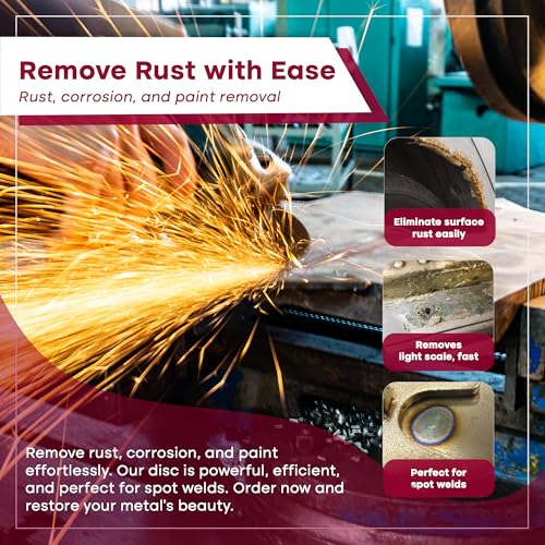 Sungold Abrasives 74913 Non Woven Surface Conditioning R-Type Quick Change Disc, 3-Inch, Maroon (25/box) - Image 3