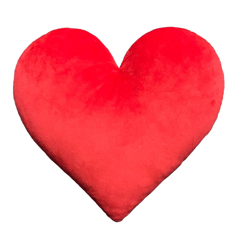 EvZ Emoji Heart Emoticon Cushion Stuffed Plush Soft Pillow  Official Certified  32cm Red