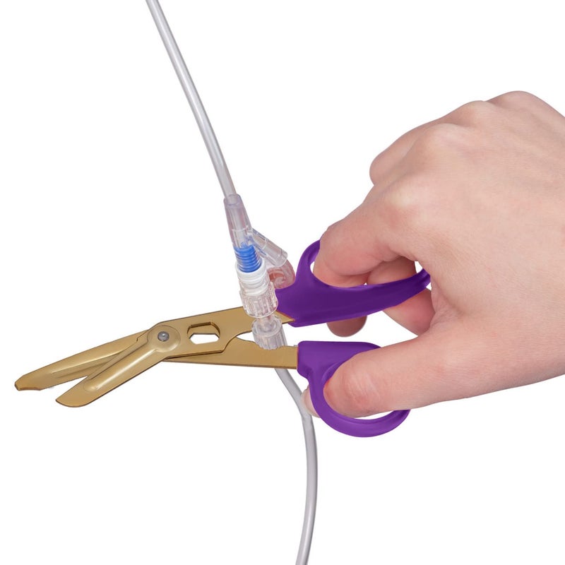 Nursingtools Hummingbird 4-in-1 Medical Scissors - Compact Pocket Size Trauma Shears for Nurses, Students, Practitioners & Medical Professionals (Purple) - Image 5