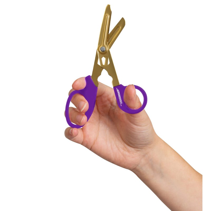 Nursingtools Hummingbird 4-in-1 Medical Scissors - Compact Pocket Size Trauma Shears for Nurses, Students, Practitioners & Medical Professionals (Purple) - Image 4