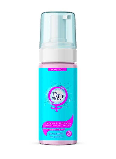 Dry Fresh Feminine Intimate Foam - Chamomile and Floral - 150 ML