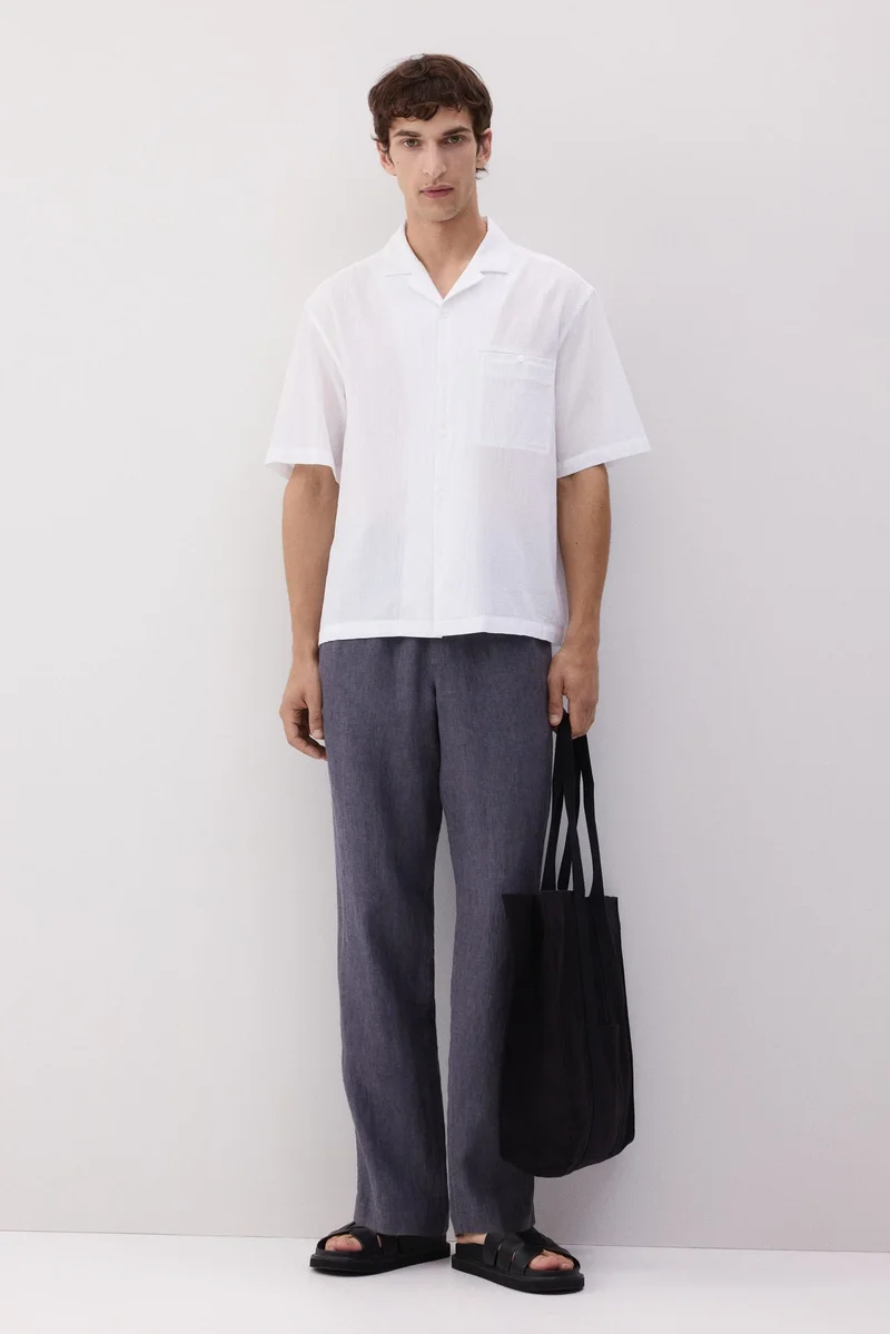 H&M Regular Fit Linen trousers