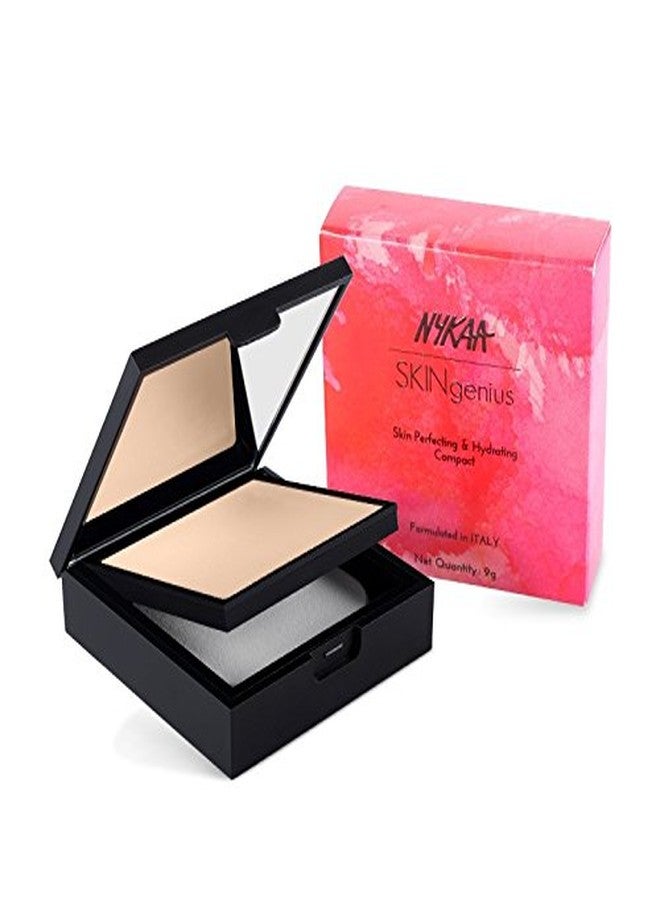 Nykaa Skingenius Skin Perfecting And Hydrating Natural Ivory 01 Compact (Brown) - For All Skin Types, 99.8 Gram