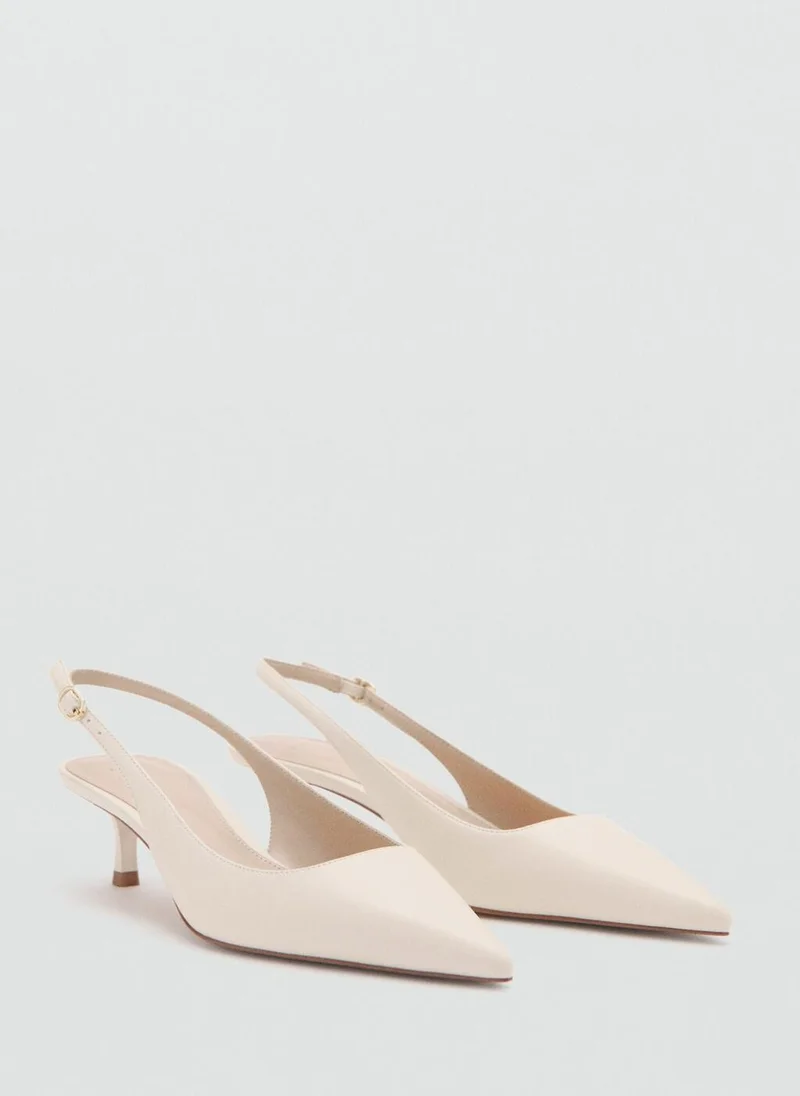 MANGO Kitten-heel pointed shoes