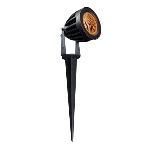 Nortek Hydra 5W Natural White LED Garden Lights | Adjustable Spike Lights for Garden Decor | Rustproof Aluminum Die-Cast Body | IP65 Rated LED Garden Lights for Pathways, Terraces, and Walls Pack of 4 - Image 1
