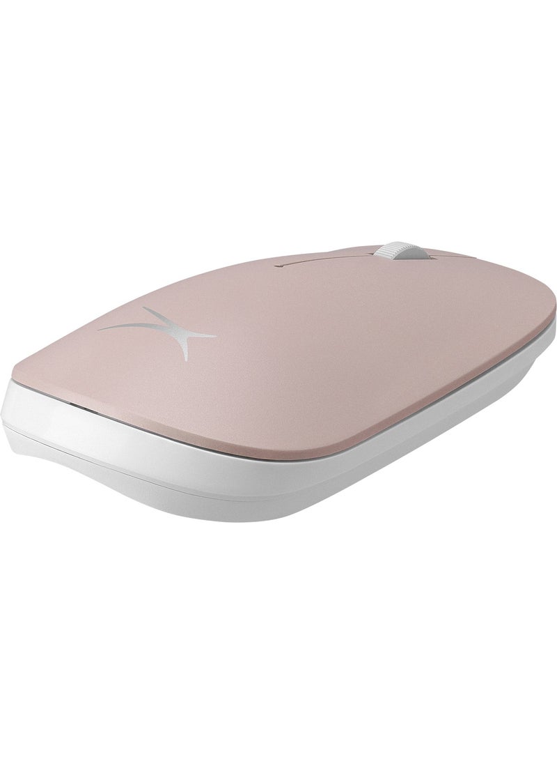 ALTECO - Altec Lansing ALBM7305 Pink 2.4GHz USB 1600DPI Wireless Mouse with Alkaline Battery - Image 1