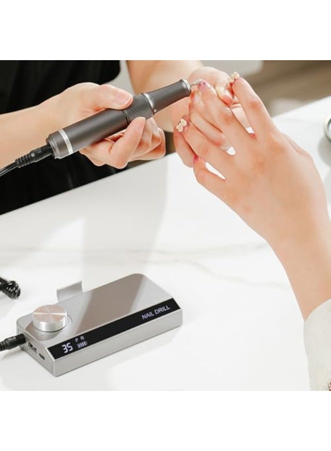 EVEREEN UV501 Professional Electric Nail Drill Machine Matte Grey - Image 3