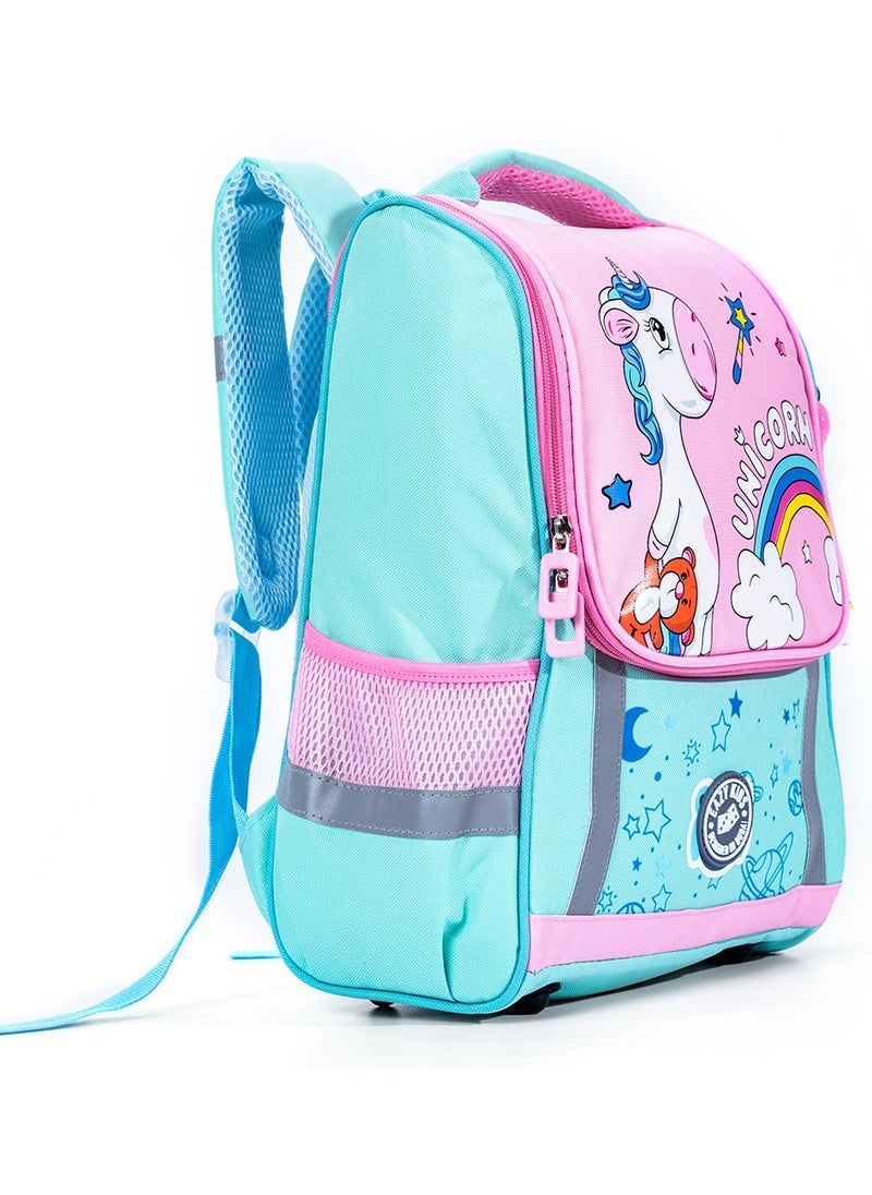 School Bag Unicorn - Green + Pink - pzsku/Z1FADDB3780EDC10CFC30Z/45/_/1723187853/daee482c-d02d-4d67-ba9e-36eaf1679e50