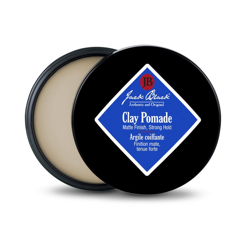 Jack Black - Clay Pomade, 2.75 oz - PureScience Formula, Hair-Sculpting, Natural-Looking Hold, Matte Finish, Buildable Control, Natural Oils, Botanical Extract, Fragrance Free - Image 1