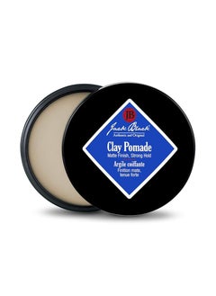 Jack Black Jack Black - Clay Pomade, 2.75 oz - PureScience Formula, Hair-Sculpting, Natural-Looking Hold, Matte Finish, Buildable Control, Natural Oils, Botanical Extract, Fragrance Free 