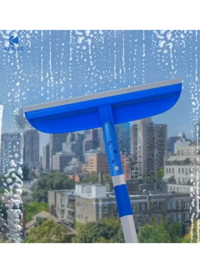 Kovar Window Squeegee Wiper With Long Telescopic Handle - Image 2