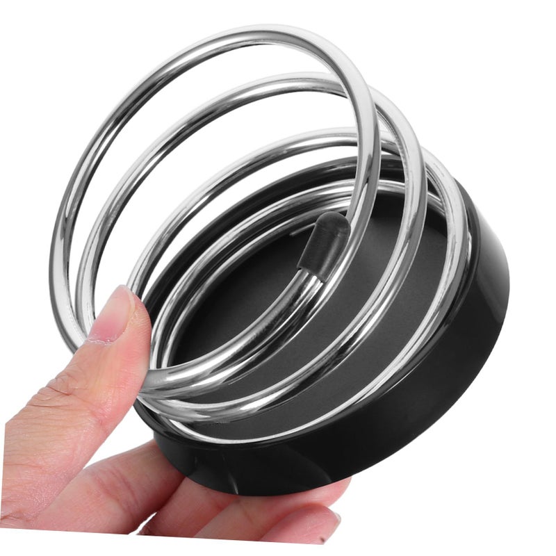 Black Spring Cup Holder Organizer For Vehicles Cars Trucks Suvs Drinks Pens Items Secure - Image 5
