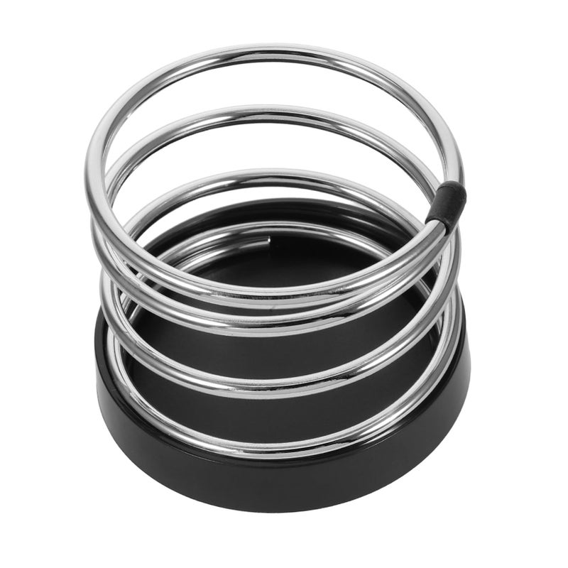 Black Spring Cup Holder Organizer For Vehicles Cars Trucks Suvs Drinks Pens Items Secure - Image 2