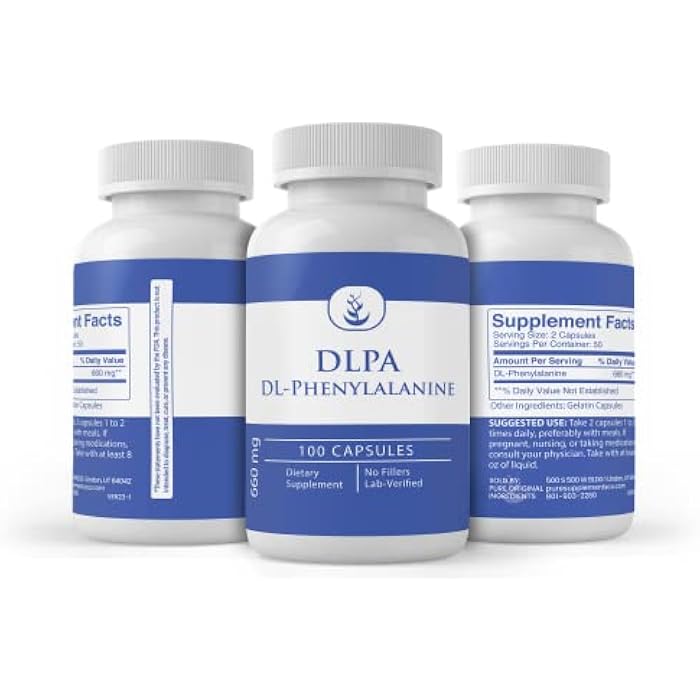 Pure Original Ingredients DLPA DL-Phenylalanine, (100 Capsules) Always Pure, No Additives Or Fillers, Lab Verified - Image 4