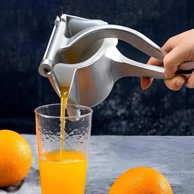 Manual Juicer - Durable Stainless Steel Citrus Juicer with Non-Drip Design, Perfect for Extracting Fresh Juice from Lemons, Oranges, Watermelons Easily - Image 2