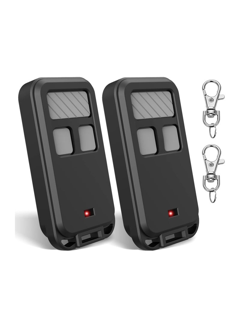 890MAX Garage Door Opener Remote, 2 Replacement for LiftMaster/Chamberlain/Craftsman, Universal 3-on Garage Door Opener Remote with Mini Key Chain for Purple Red Yellow Orange Green Learn ons - Image 1