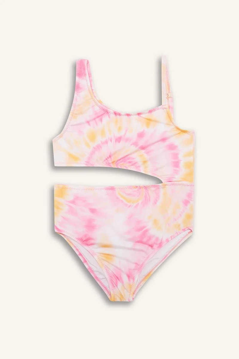ديفاكتو Girl Batik Patterned Swimsuit