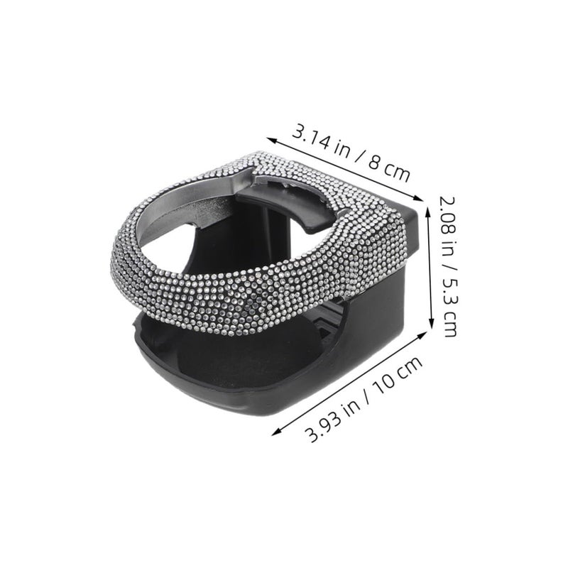 Rhinestone Car Air Vent Cup Holder 2 Pack Auto Drink Mount Bottle Holder - Image 3