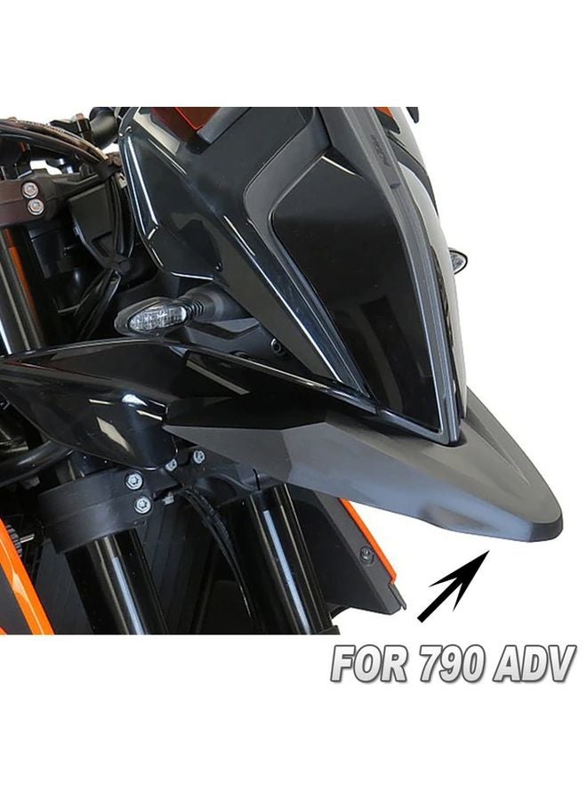 غطاء امتداد حماية مخروط فتحة التفتيش للعجلة الأمامية السوداء لـ KTM 390 790 890 Adventure ADV 2020 2021 - Image 3