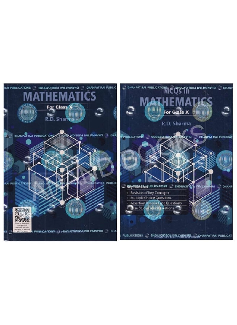 Rd Sharma Class 10 Maths 2025-26 CBSE Examinations | R D Sharma Class 10 Mathematics with MCQ Book (Set of 2 Books) 
