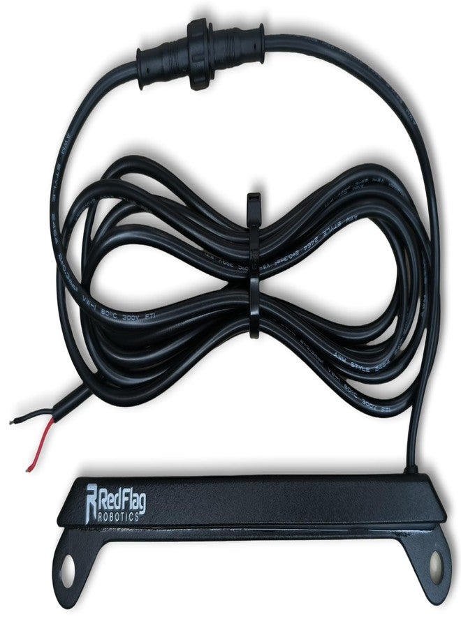 Red Flag Robotics Universal license plate light 12V 100mA with waterproof connector and 86 in lead - Image 1