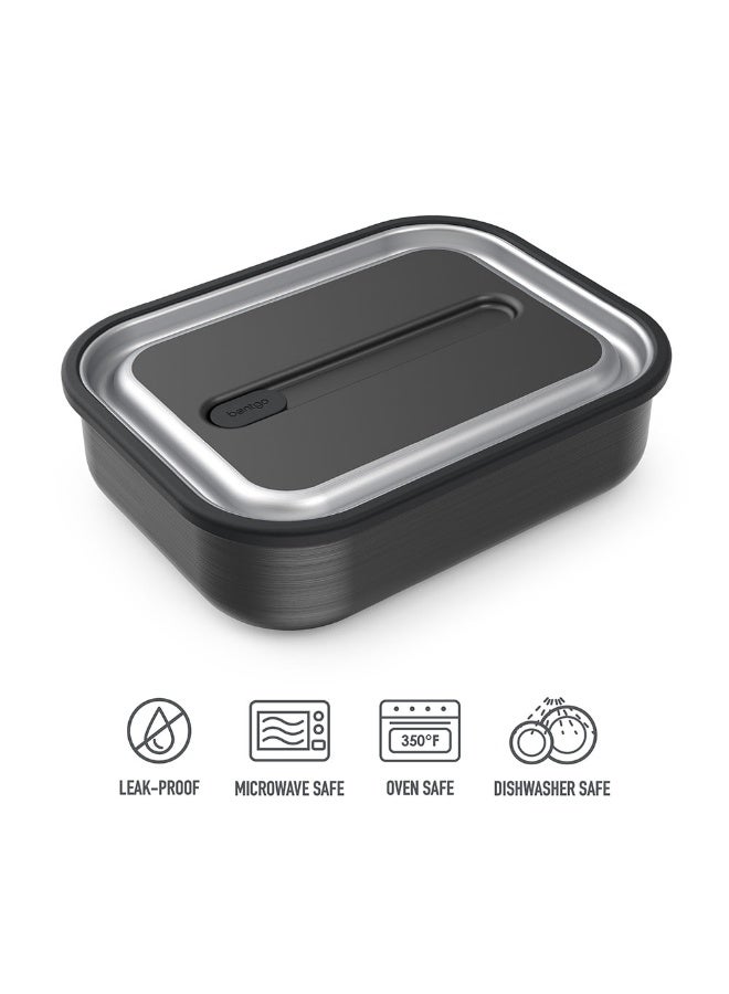 Bentgo Microsteel Leak Proof Lunch Box  Carbon Black - Image 4