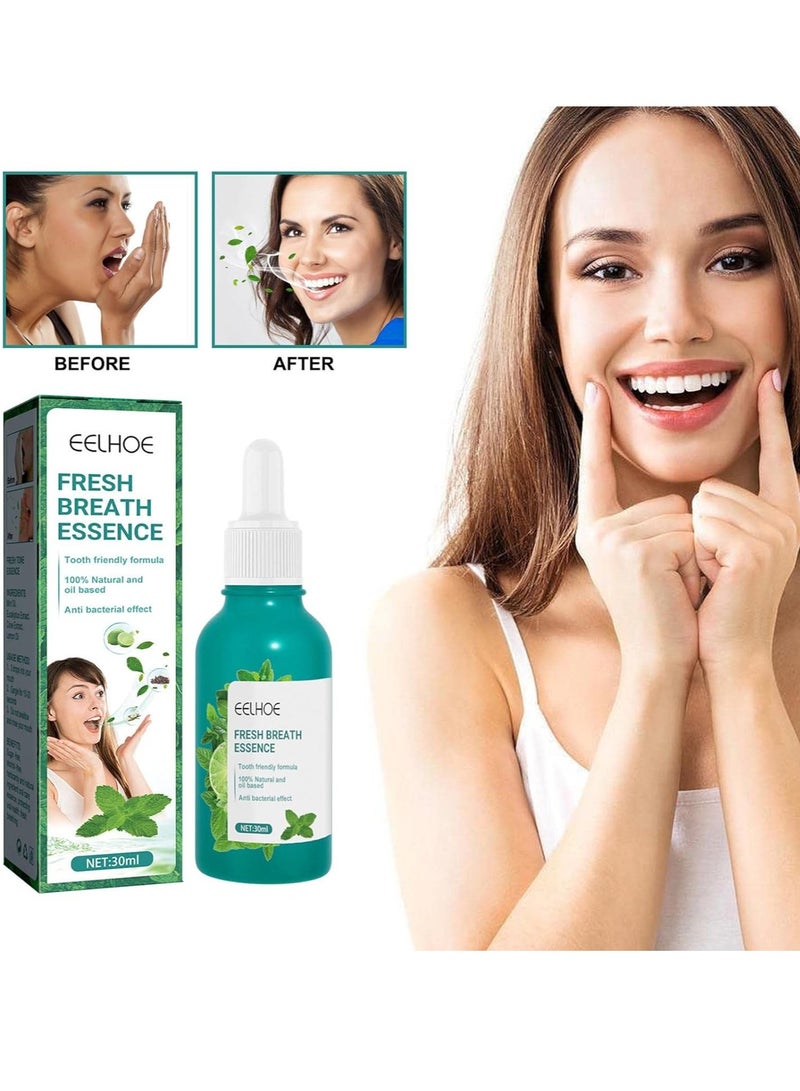 EELHOE 30 مل من خلاصة التنفس المنعشة لتنظيف عميق ومنعشة وغير مهيجة وآمنة للاستخدام اليومي لتنظيف الفم للجنسين - Image 2
