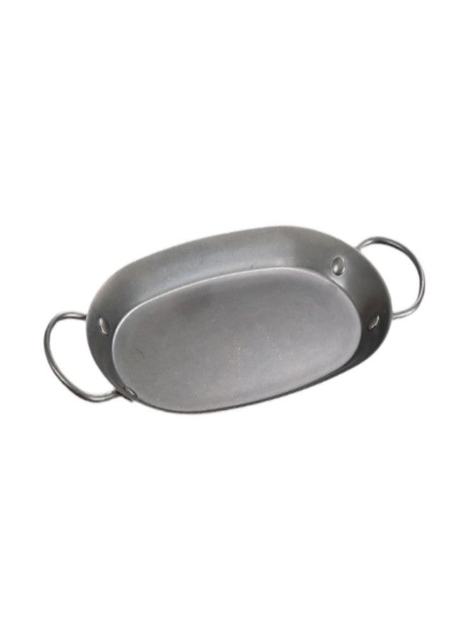 Leefasy Stainless Steel Fish Baking Tray Fish Pan Roasting Pan Heavy Duty Accessory Serving Platter Grill Plate for Cooking Meat Oven, M - Image 2