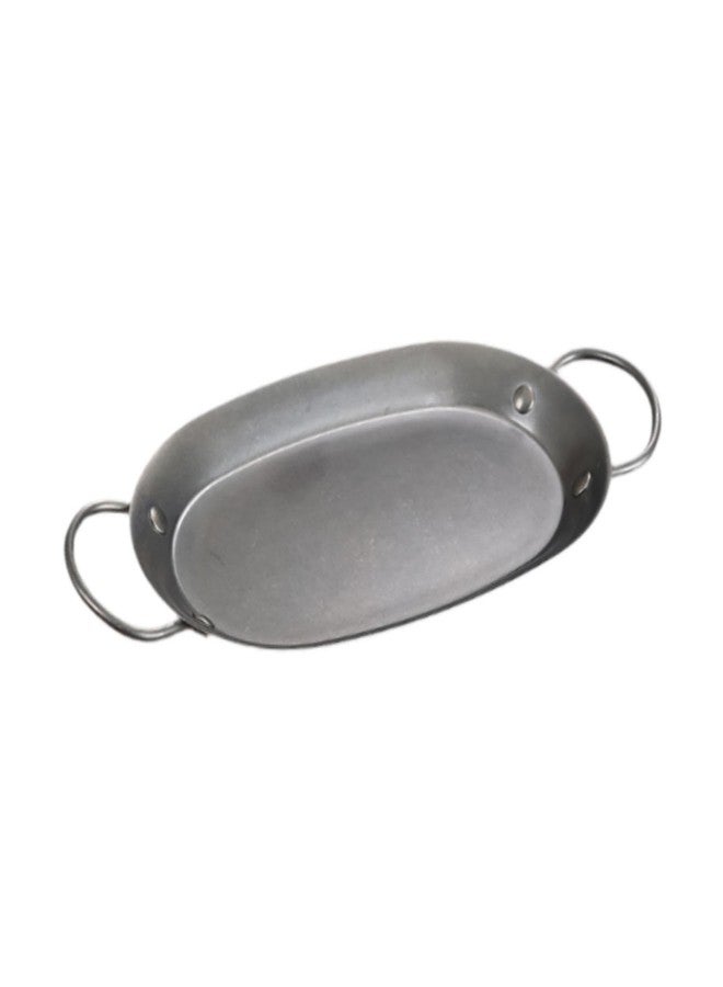Leefasy Stainless Steel Fish Baking Tray Fish Pan Roasting Pan Heavy Duty Accessory Serving Platter Grill Plate for Cooking Meat Oven, M - Image 1