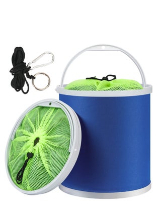 Collapsible Camping Fishing Bucket, Portable Folding Bucket, 11L (2.9 Gallons) Durable Pop Up Water Bucket, with Net and Rope, for Car Washing, Fishing,Boating or Other Outdoor Activities - pzsku/Z1FAEC9C23DF55A5292F0Z/45/_/1717031595/011e9e9c-e55f-4881-a5e6-413ba848abc4