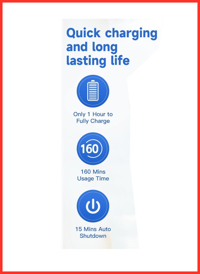 Wireless Portable Neck Massager with 8 Modes and 19 Strength Levels