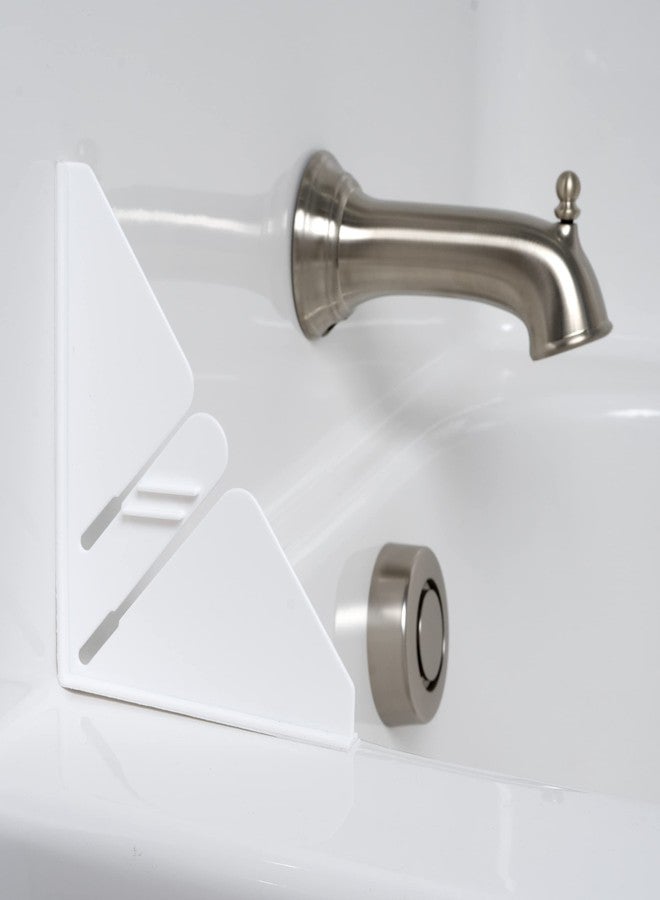 Plumb Pak PP067536 Plastic Bathtub and Shower Splash Shield Kit, White (2-Pack) - Image 3