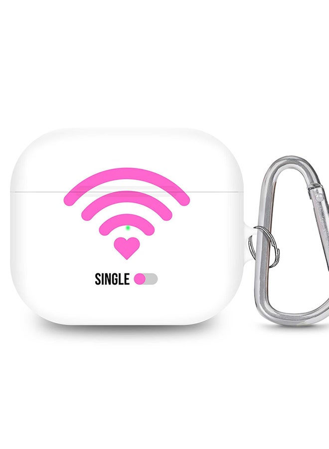 Stylizedd StylePods Case for Airpods 3rd Gen Case With Anti-Lost Keychain - Wifi Single Girl - Image 1