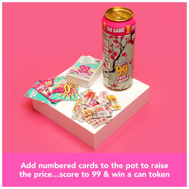 سبين ماستر جيمز لعبة Spin Master Games Arizona 99 - لعبة حفلة الشاي المثلج الرسمية في أريزونا. اجمع البطاقات واحتفظ بها بسعر 99. مناسبة للأطفال والكبار والعائلات. من 2 إلى 10 لاعبين. للأعمار من 10 سنوات فما فوق. - Image 4