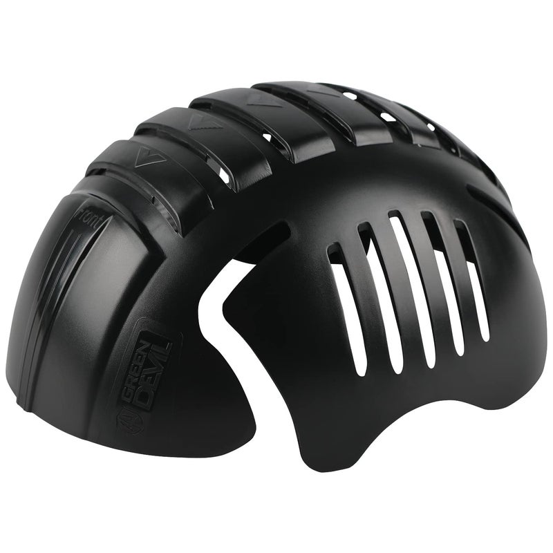 GREEN DEVIL Universal Bump Cap Insert for Baseball Caps Vented Lightweight Safety Bump Hat Insert for Men Women1Pack Black
