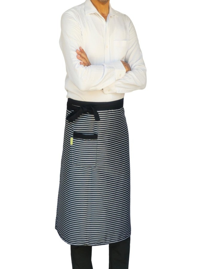 Switchon Waist Half Chef's Apron with Pocket - Free Size | Durable Polyester for Chefs & Waiters unisex Apron - Proudly Made in India - Image 2