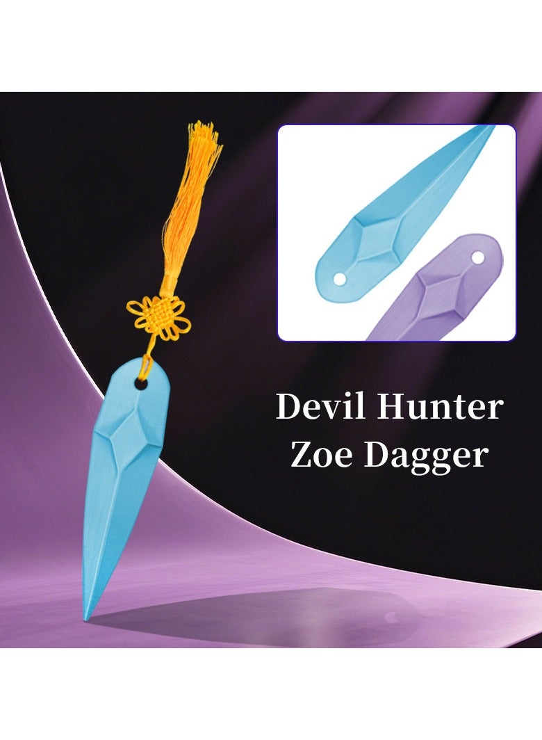 general Demon Hunter Zoe Dagger Creative Role-Playing Weapon Plastic Toy Model Safe Replica Prop Gaming Collectible Figurine - Image 3