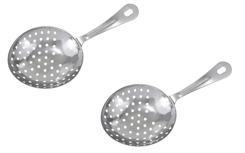 Dynore Stainless Steel 2 Pcs Julep Strainer for Bar Use - Image 1