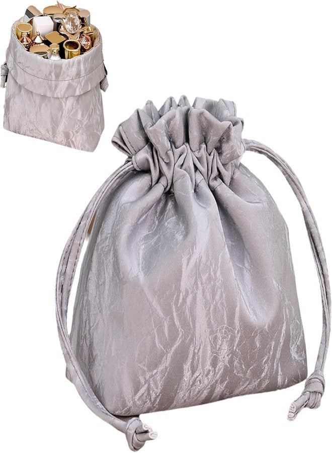 HOMENITY هومينيتي® - حقيبة مكياج برباط، منظم حقائب مستحضرات التجميل، حقيبة مكياج محمولة للسفر - Image 1