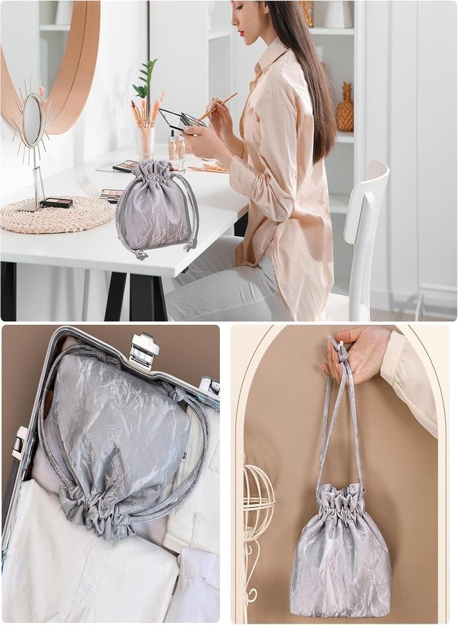 HOMENITY هومينيتي® - حقيبة مكياج برباط، منظم حقائب مستحضرات التجميل، حقيبة مكياج محمولة للسفر - Image 3