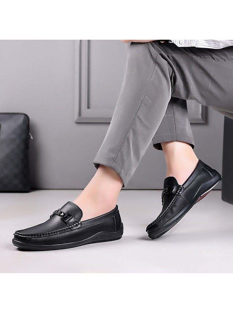 KUYING - New Men's Business Leather Shoes - Image 1