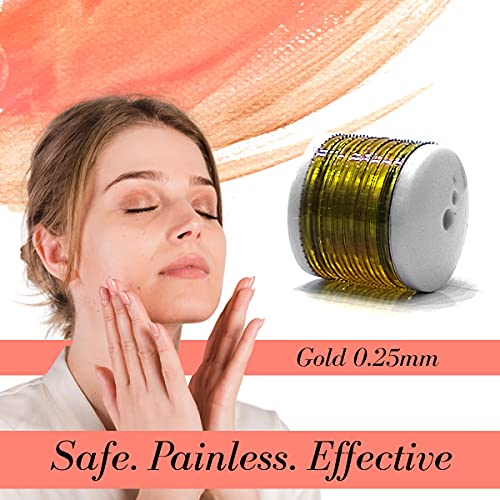 Epyz Transparant Derma Roller With 540 Titanium Alloy Needles (0.25mm, Gold) - Image 3