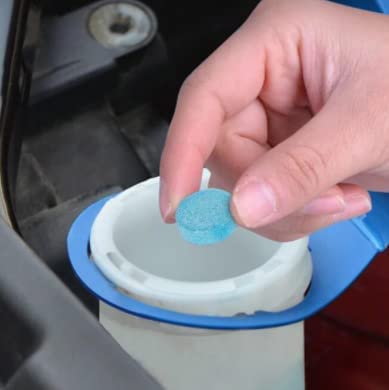Relson Super Concentrated Automotive Glass Solid Wiper Cleaning Tablets, Car Windshield Glass Concentrated Washer Tablets (Glass Cleaner Tablet) (Blue) ((Pack of 100)) - Image 2