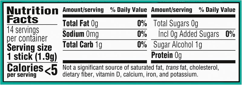 Trident Minty Sweet Twist Sugar Free Gum - Image 2
